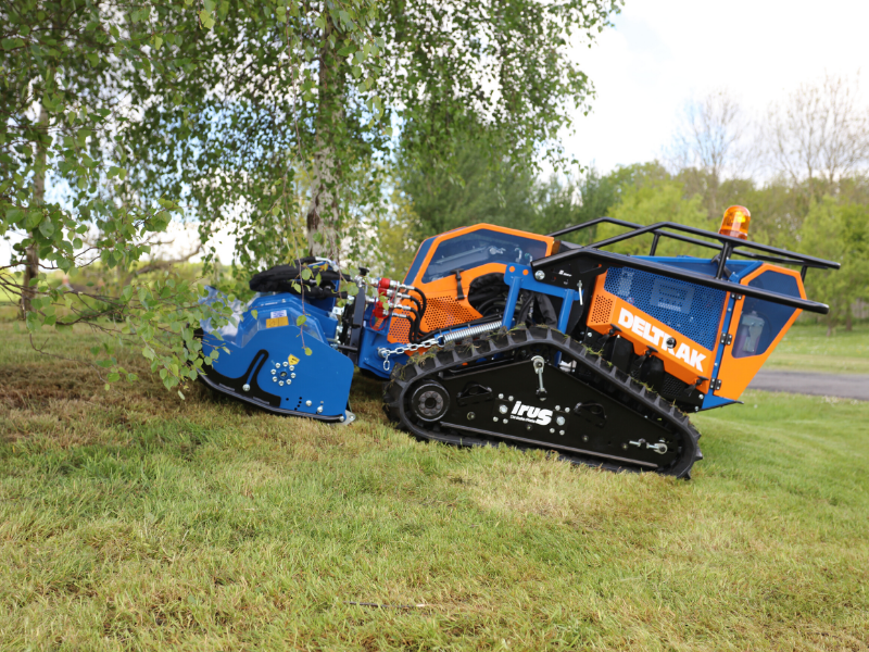 2 Loxston Groundcare mower hire - irus Deltrak